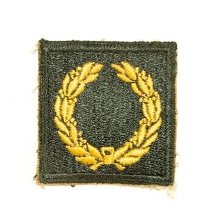 2 by 2 Inch Vintage Embroidered United States Army Meritorious Unit Award Patch
